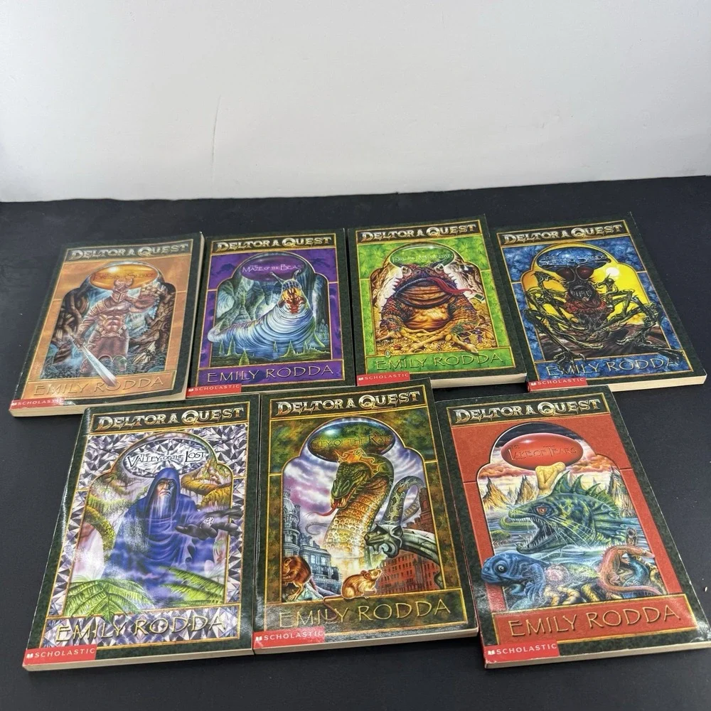 DELTORA QUEST Series 1-7 by Rodda, Emily 1st American PB Scholastic 7